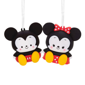 Better Together Disney Mickey and Minnie Magnetic Hallmark Ornaments, Set of 2
