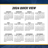 2024 Turner Day-to-Day Box Calendar Team NBA Golden State Warriors