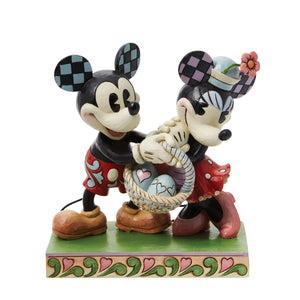 Disney Traditions Mickey & Minnie Easter Figurine