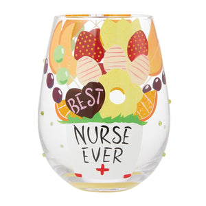 Best Nurse Stemless Wine Glass