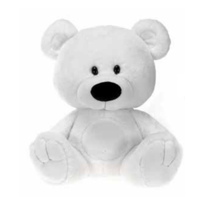 15" Signature All White Bear Plush Stuffed Animal
