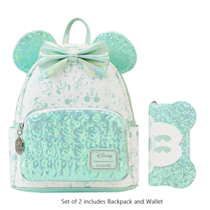 Loungefly Disney 100 Anniversary Backpack and Wallet Set of 2