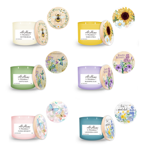 Buy 1 Get 1 Free 12oz Spring Garden Candle Collection - At Home by Mirabeau