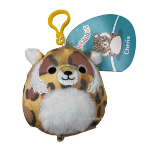 Squishmallow Cherie the Saber-Toothed Tiger Pre-Historic Squad 3.5" Clip Stuffed Plush By Kelly Toy