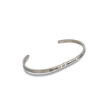 "Capable Of Amazing Things" Silver Embracelet