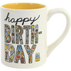 Enesco Simply Mud Birthday Mug, 4.13 Inch, Multicolor, 14 oz