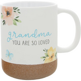 16 oz Grandma You Are So Loved Mug with Sand Glaze Bottom