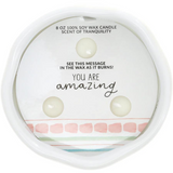8 Oz. 100% Soy Wax Reveal Candle: Love You Mom Wax Reveal: You Are Amazing