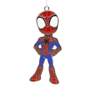 Marvel Spidey and his Amazing Friends Spidey Moving Metal Hallmark Ornament