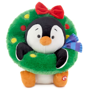 Hallmark Playful Penguins All Decked Out Musical Plush Penguin With Light and Motion