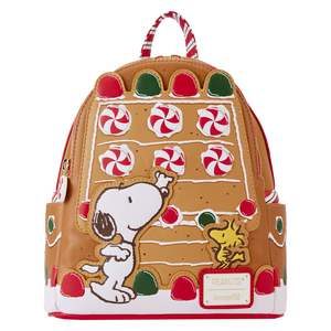 Loungefly Peanuts Snoopy Gingerbread House Scented Mini Backpack