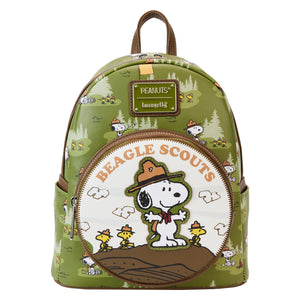 Loungefly Hallmark Exclusive Peanuts® Beagle Scouts 50th Anniversary Backpack