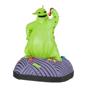 Hallmark Disney Tim Burton's The Nightmare Before Christmas Oogie Boogie Ornament With Sound and Motion