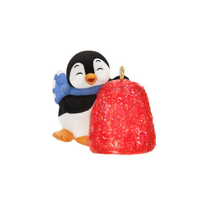 Hallmark Mini Petite Penguins A Gumdrop Greeting Ornament, 0.86"