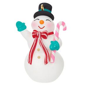 Hallmark Mini Nostalgic Snowman Ornament, 1.45"