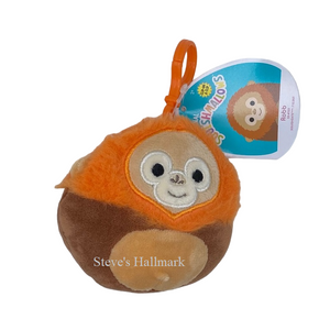 Squishmallow Robb the Orangutan 3.5" Clip Stuffed Plush by Kelly Toy