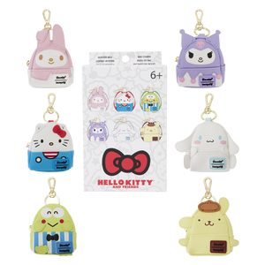 Loungefly Sanrio Hello Kitty & Friends 50th Anniversary Mystery Mini Backpack Keychain
