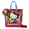Loungefly Sanrio Hello Kitty 50th Anniversary Metallic Tote Bag with Coin Bag