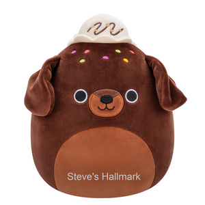 Squishmallow Hybrid Sweets Squad Rico the Brownie Chocolate Lab 5" Stuffed Plush by Kelly Toy Jazwares