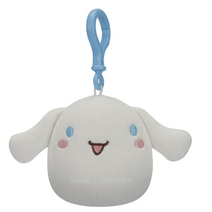 Sanrio Squishmallow Classic Cinnamoroll 3.5" Clip Stuffed Plush by Kelly Toy Jazwares