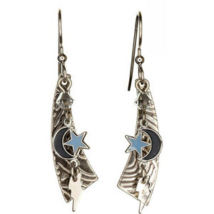 Silver Forest Celestial Cascade Earrings