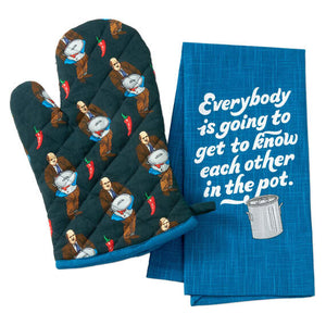 Hallmark The Office Kevin's Chili Oven Mitt and Tea Towel, Set of 2