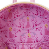 Loungefly Disney Sleeping Beauty Princess Lenticular Mini Backpack Inside