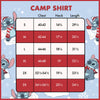 Stitch Holiday Snow Camp Shirt Size Chart