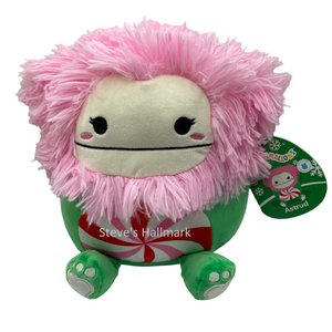 Christmas Squishmallow Peppermint Bigfoot Yeti 8" Stuffed Plush by Kelly Toy