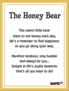 Honey Bear with Bee Hive Pocket Token Charm