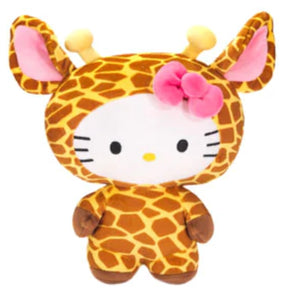 6" Sanrio Hello Kitty Disguised in Giraffe Costume Stuffed Plush