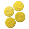 Holiday Happy Face Emoji Tin with Emoticon Lemon Sour Candy