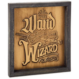 Hallmark Harry Potter™ Wand Chooses the Wizard Quote Sign, 8x9