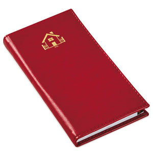 Hallmark Red Faux Leather Slim Address Book