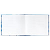 Hallmark Blue Shibori Print Guest Book