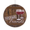 Vintage Friends Wine Cask Hallmark Ornament