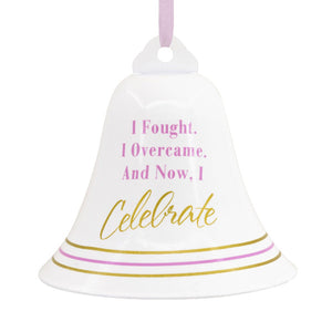 Cancer Bell Hallmark Ornament