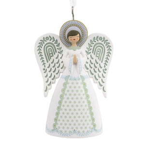 Folk Art Angel Hallmark Ornament