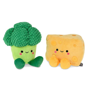 Hallmark Better Together Broccoli and Cheese Magnetic Plush, 5.75"