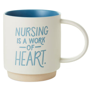 Hallmark Nursing Is a Work of Heart Mug, 16 oz.