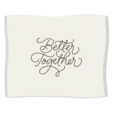Hallmark Better Together Embroidered Throw Blanket, 80x60