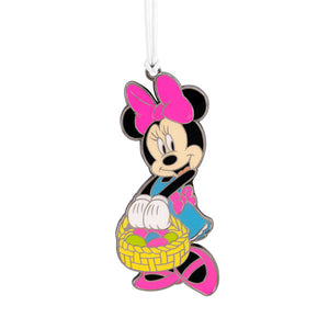 Hallmark Disney Minnie Mouse with Easter Basket Metal Ornament