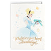 Hallmark 3.25" Mini Disney Princess Cinderella Whatever Your Heart Dreams Card