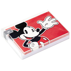 Hallmark Disney Mickey Mouse Waving Hi Blank Note Cards, Pack of 10