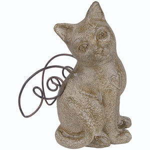 Faithful Friend Cat Angel Memorial Figurine