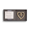 Gold Heart Giving Pin by Demdaco Giving Collection