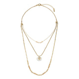 Demdaco Champagne Your Journey Layered Love Necklace, 24"