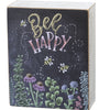 Chalk Sign - Bee Happy