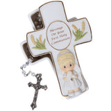 Blessings On Your First Holy Communion, Rosary Box With Rosary, Girl