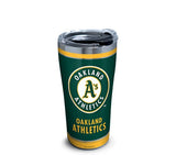 MLB® Oakland Athletics™ Home Run Stainless Steel with Hammer Lid 20 oz Tervis Tumbler 